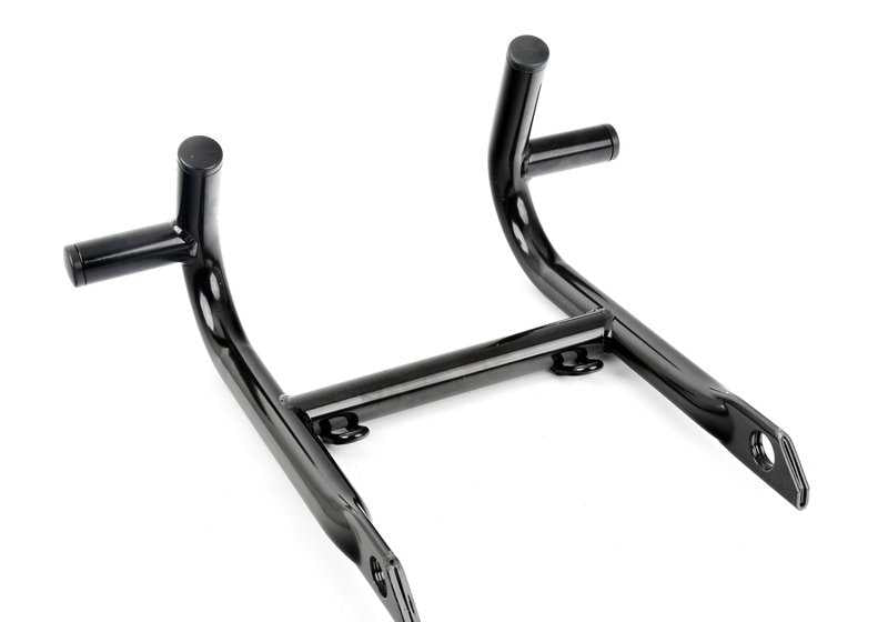 Caballete lateral OEM 46522301592 para BMW K1200S, K1300S, K1200R, K1300R. Repuesto original BMW.