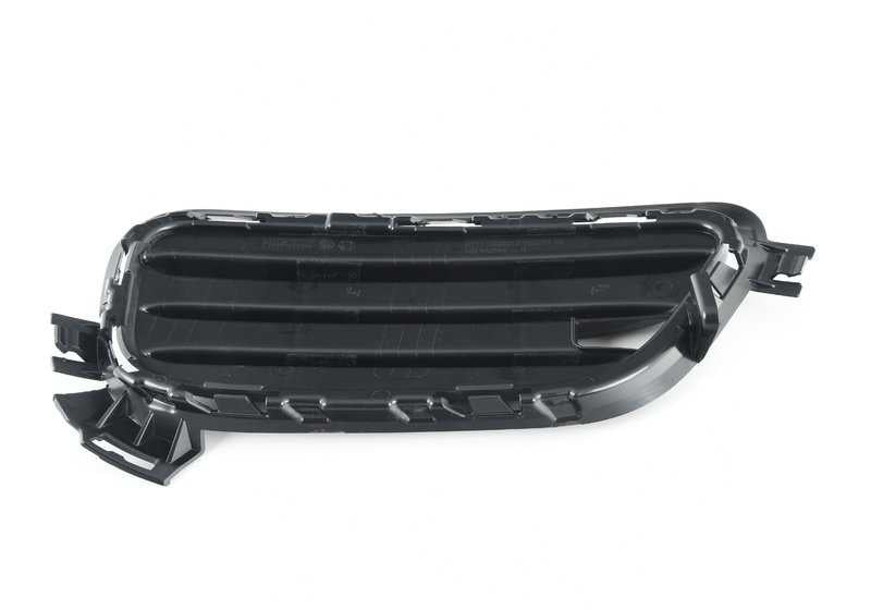 Rejilla lateral izquierda cerrada OEM 51117338513 para BMW X3 F25. Pieza original BMW. Ideal para sustituir la rejilla dañada del parachoques delantero en el lateral del conductor.