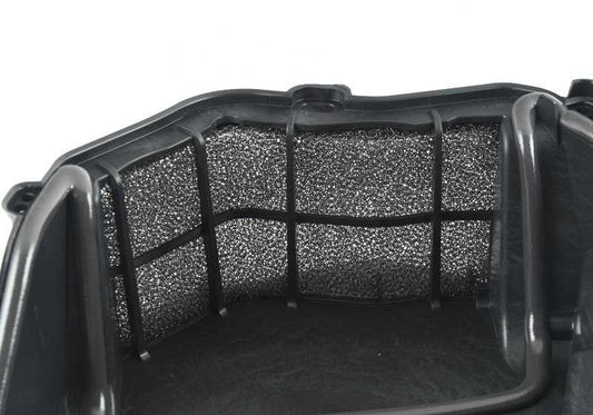 Tapa de carcasa con prefiltro OEM 64119216223 para BMW F07 520d, 520dX, 528i, 530d, 530dX, 535d, 535dX, 535i. Original BMW.