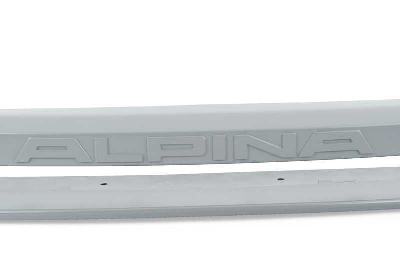 Primed front spoiler for BMW 7 Series F01, F02 (OEM 51117980115). Genuine BMW.