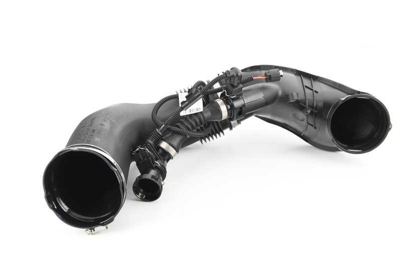 Tubo de admisión de aire OEM 13718574784 para BMW F10, F02. Pieza original BMW.