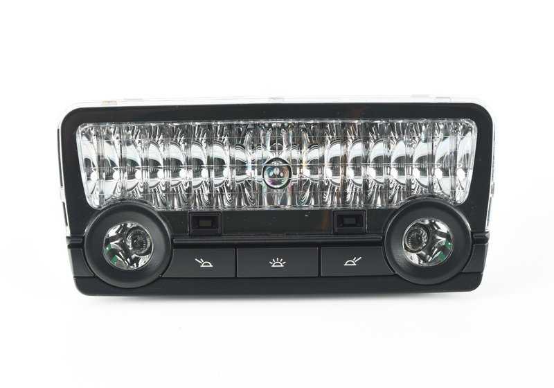 Luz de lectura interior trasera central blanca OEM 63319240763 para BMW F07, F10, F11, F01, F02, F25, F26. Original BMW.
