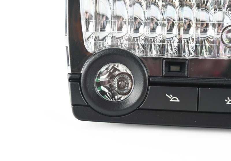 Luz de lectura interior trasera central blanca OEM 63319240763 para BMW F07, F10, F11, F01, F02, F25, F26. Original BMW.