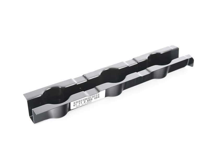 Soporte interior del silenciador trasero OEM 41112695494 para BMW E39. Original BMW.