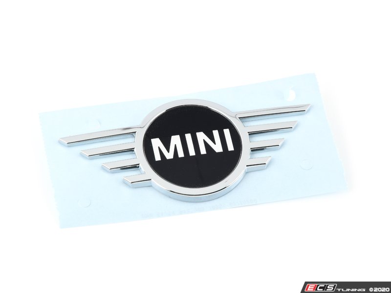 Emblema MINI trasero OEM 51149447808 para MINI F55, F55 LCI, F56, F56 LCI, F56 BEV, F56 BEV LCI, Cabrio F57, Cabrio F57 LCI. Original MINI.