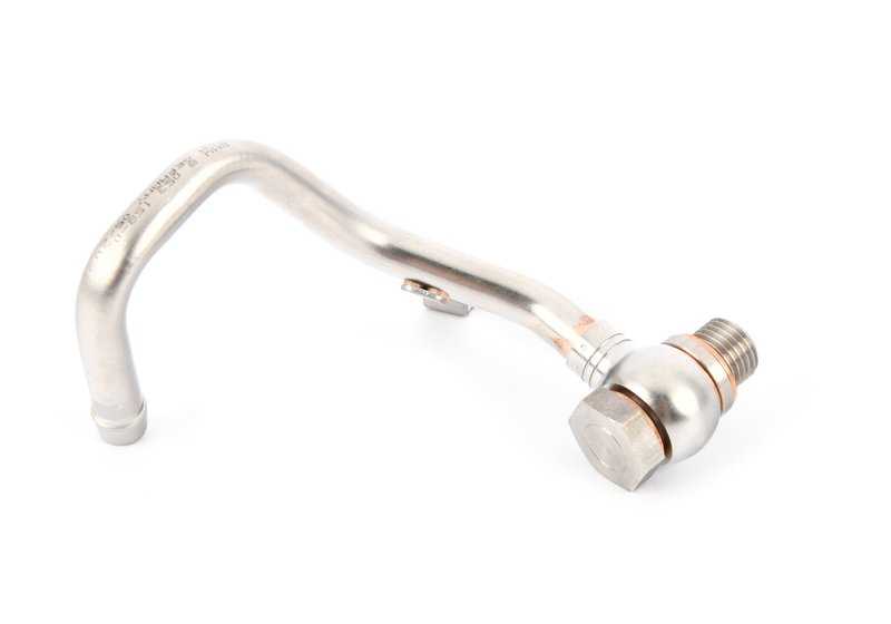 OEM -Kühlrohr 11538053158 für BMW F10, F06, F12, F13. Es leitet die Zylinderflüssigkeit 1 bis 4. Mit Turboladerkühlsystem kompatibel. Original BMW.