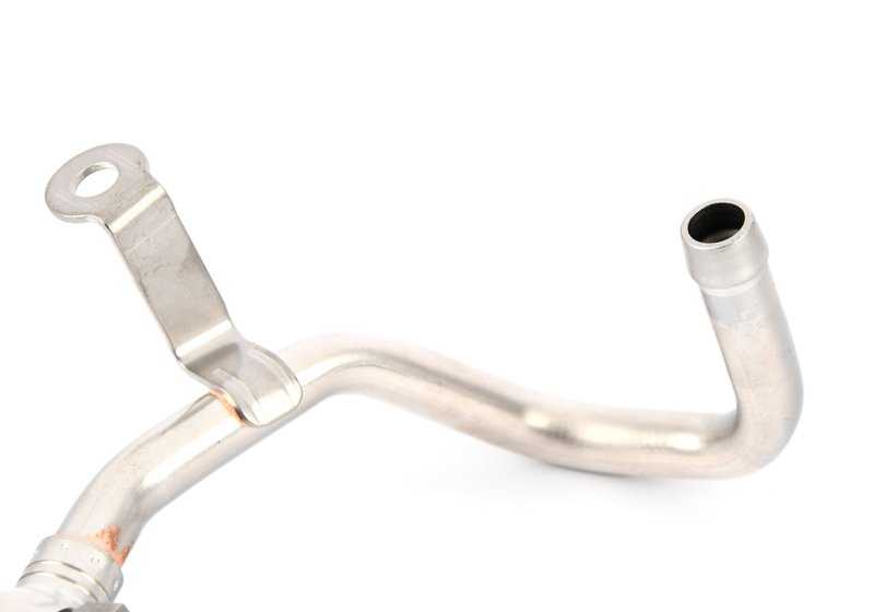 OEM -Kühlrohr 11538053158 für BMW F10, F06, F12, F13. Es leitet die Zylinderflüssigkeit 1 bis 4. Mit Turboladerkühlsystem kompatibel. Original BMW.