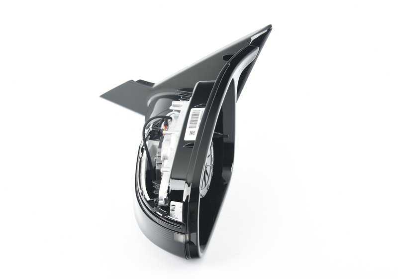 Carcasa de espejo M sin cristal calefactable izquierdo OEM 51168080453 para BMW F87. Original BMW.