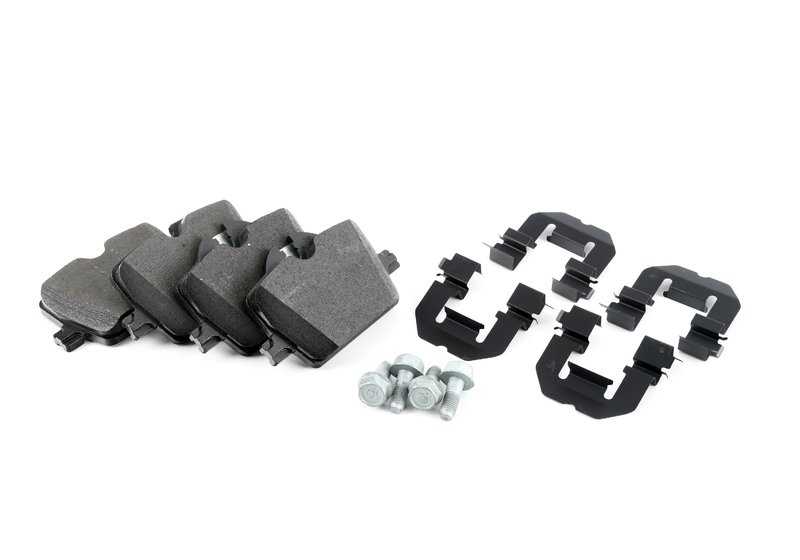 Juego de pastillas de freno traseras sin amianto OEM 34206888832 para BMW G20, G29, G21. Original BMW.