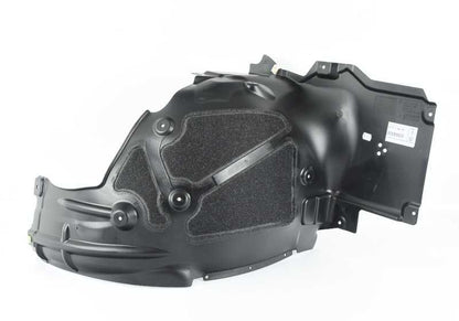 Revestimiento interior de paso de rueda delantero izquierdo OEM 51717340927 para BMW G20, G21, G28. Original BMW.
