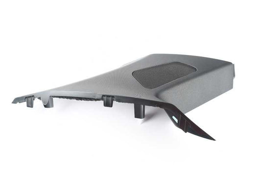 Embellecedor pilar D superior izquierdo negro OEM 51437848995 para BMW F15, F85. Original BMW.