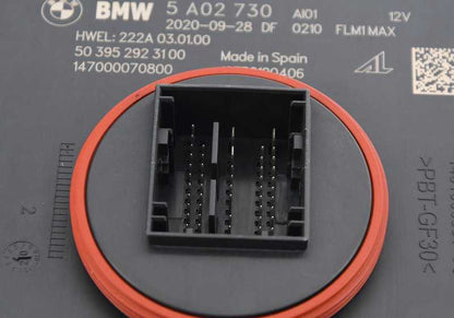 Módulo de control de luces delanteras OEM 63115A02730 para BMW F90, G30, G31, G38, G32, G11, G12, G01, G08, F97, G02, F98. Original BMW.