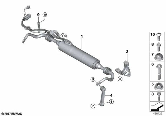 Stabilizer Support for BMW G30, G31, G38, G32 (OEM 33556861477). Genuine BMW