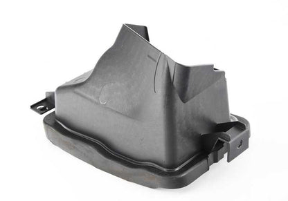 Conducto de aire izquierdo para radiador desplazado OEM 51747255419 para BMW F30 ActiveHybrid 3. Original BMW.