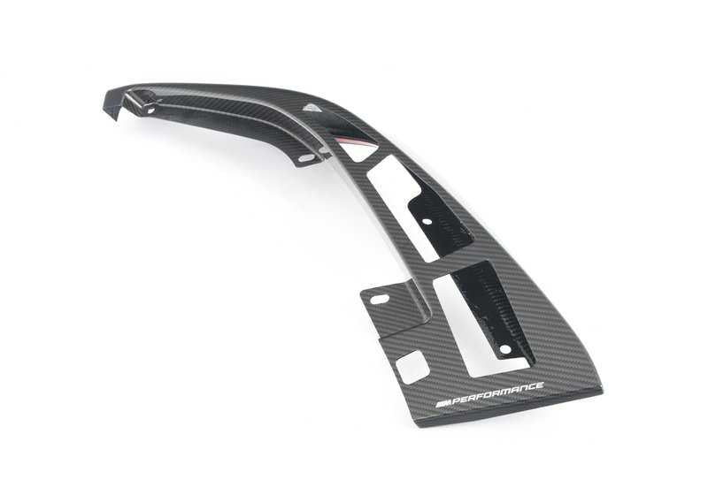 Splitter delantero M Performance carbono OEM 51192472302 para BMW Serie 5 F90N. Mejora el diseño deportivo y aerodinámico del coche. Original BMW.