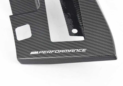 Splitter delantero M Performance carbono OEM 51192472302 para BMW Serie 5 F90N. Mejora el diseño deportivo y aerodinámico del coche. Original BMW.