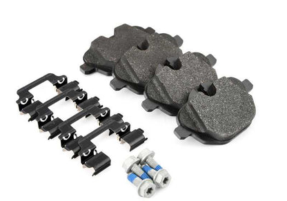 OEM 34216885451 rear brake pad set for BMW G30, G31, G38, G32, G11, G12, G01, G08, G02, G05, G06. Original BMW.