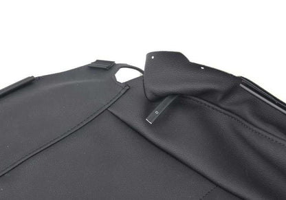 Funda asiento cuero sintético negro OEM 52106956415 para BMW E90, E91. Compatible con modelos 323i, 325i. Original BMW.