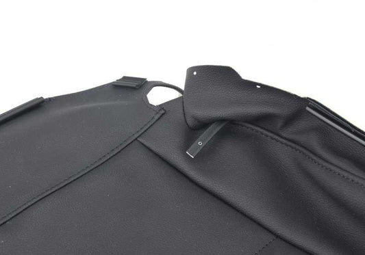 Funda asiento cuero sintético negro OEM 52106956415 para BMW E90, E91. Compatible con modelos 323i, 325i. Original BMW.