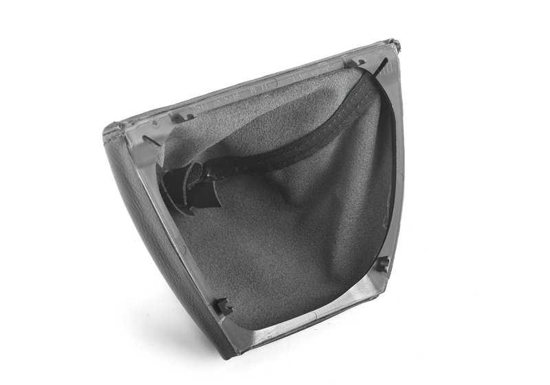 Cubierta de palanca de cambios OEM 25117557038 para BMW E63, E63N, E64, E64N. Original BMW.