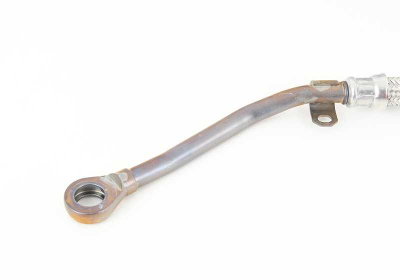 Tubo de retorno do radiador de óleo OEM OEM 1722283113 para BMW E60, E61, E63, E64. Compatível com a caixa de engrenagens GS7S47BG. BMW original.