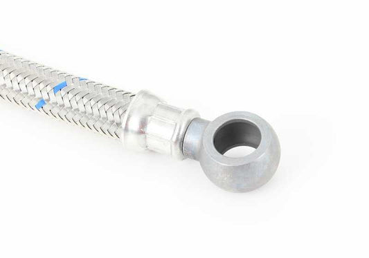 Returning tube of the OEM oil radiator OEM 1722283113 for BMW E60, E61, E63, E64. Compatible with GS7S47BG gearbox. Original BMW.