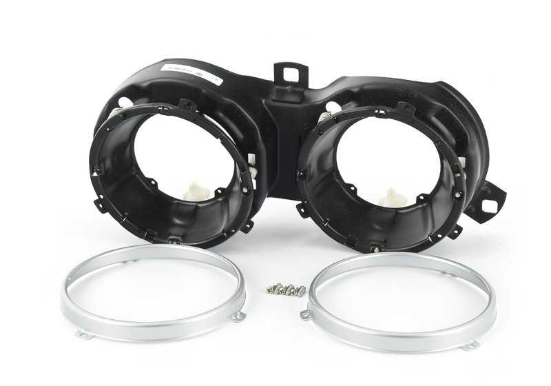 Estructura portante izquierda para BMW Serie 3 E30 (OEM 63121370853). Original BMW.