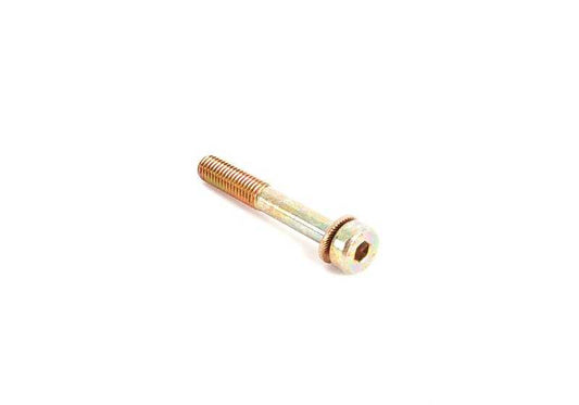 Cylindrical screw with washer for BMW E36, E46, E34, E60, E61, E63, E64, E32, E38, E65, E66, E31, E83, E70, F15, F85, E71, F16, F86, E52 (OEM 64116910423). BMW original.