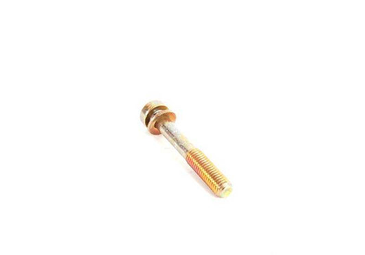 Cylindrical screw with washer for BMW E36, E46, E34, E60, E61, E63, E64, E32, E38, E65, E66, E31, E83, E70, F15, F85, E71, F16, F86, E52 (OEM 64116910423). BMW original.
