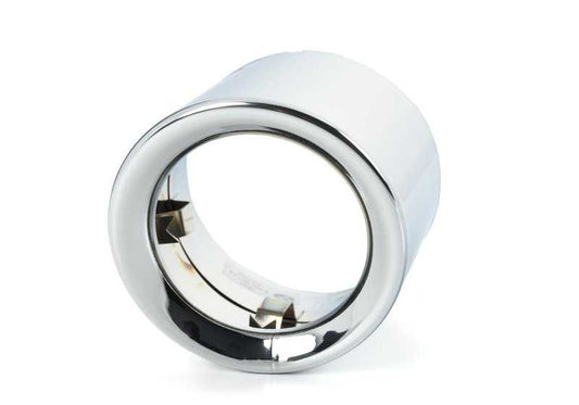 Embellecedor de escape cromado OEM 18308626907 para BMW F06, F12, F13 (modelos LCI). Original BMW.