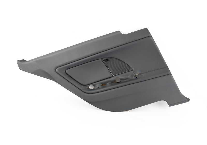 Panel interior lateral trasero izquierdo OEM 51437890779 para BMW E46 M3 (BL91, BL92) con motor S54. Original BMW.