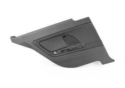Panel interior lateral trasero izquierdo OEM 51437890779 para BMW E46 M3 (BL91, BL92) con motor S54. Original BMW.