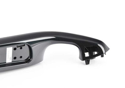 Reposabrazos delantero derecho color negro metálico OEM 51418259926 para BMW E46. Pieza original BMW.