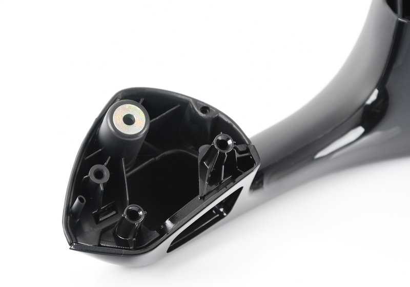 Reposabrazos delantero derecho color negro metálico OEM 51418259926 para BMW E46. Pieza original BMW.