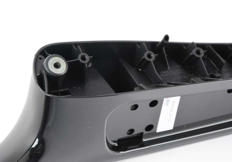 Reposabrazos delantero derecho color negro metálico OEM 51418259926 para BMW E46. Pieza original BMW.