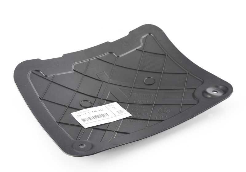 Tapa derecha del paso de rueda OEM 51717428398 para BMW X5 G05, G05N, X6 G06, G06N, X7 G07, G07N, XM G09. Pieza original BMW.