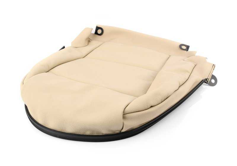 Left leather seat beige OEM 52107253711 for BMW E93 318i, 320d, 320i. Original BMW.