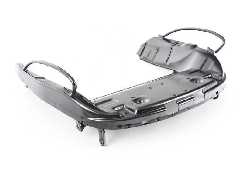 Seat shell left for BMW E46, E64 (OEM 52107019253). Original BMW