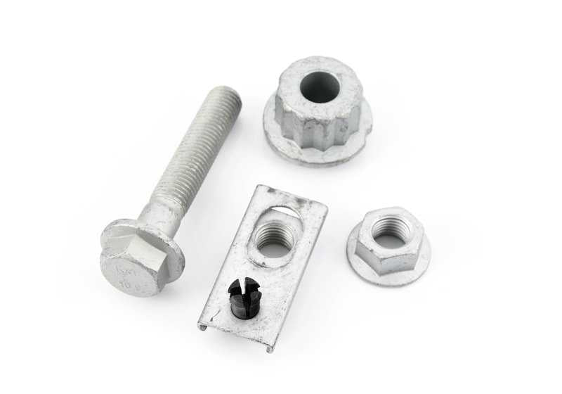 Kit reparación brazo transversal inferior OEM 33322444442 para MINI R56, R56 LCI, Clubman R55, Cabrio R57, Coupé R58, Roadster R59, Countryman R60, Paceman R61. Original MINI.