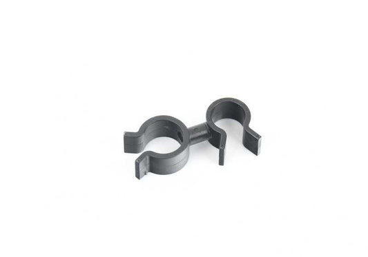 Hose support for BMW E87N, F20N, F21N, F22, F23, E46, E90, E91, E92, E93, F30, F31, F34, F32, F33, F36, E60N, F10N, F11N, E83N, F25, F26, E53 , E70, F15, E71 (OEM 16122229468). Original BMW