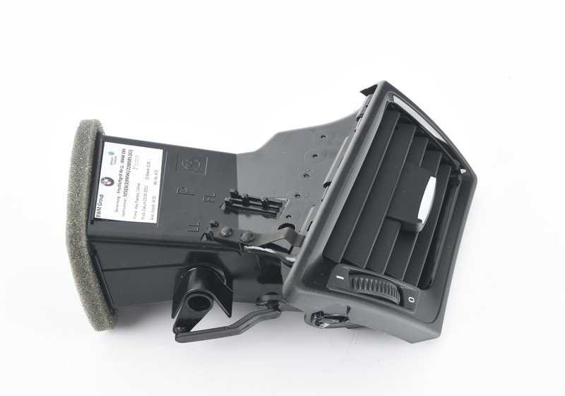 Rejilla de ventilación frontal derecha OEM 64229258363 para BMW X1 E84 (sDrive16d, sDrive16i, sDrive18d, sDrive18i). Compatible con modelos de 2009 a 2015. Recambio original BMW.