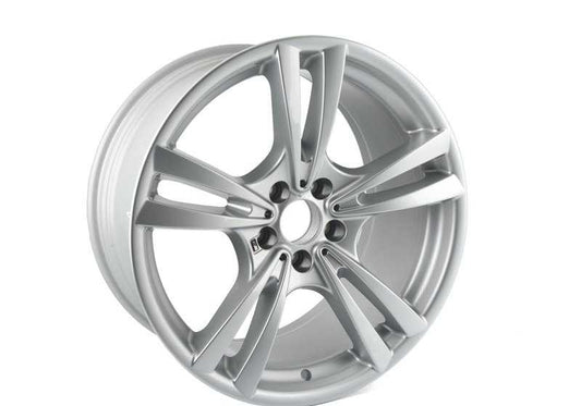 BMW Tire originale M V-Spoke 299 OEM 36116785499 per BMW X5 E70 e X6 E71. Design sportivo in argento decorativo, 20 pollici. Per l'asse anteriore. BMW originale.