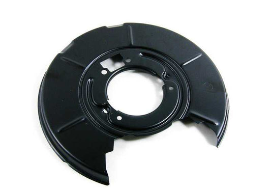 OEM 3421158991 left rear brake protector for BMW E36, E46, Z1, E85, E86. Original BMW piece.