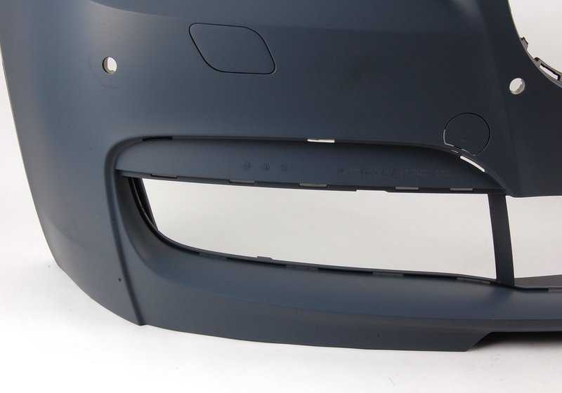 OEM 5118049637 Druckvorderstoßstange für BMW F01, F01N, F02, F02N, F04. Kompatibel mit PDC- und Seitensensoren. Originaler BMW Ersatz.
