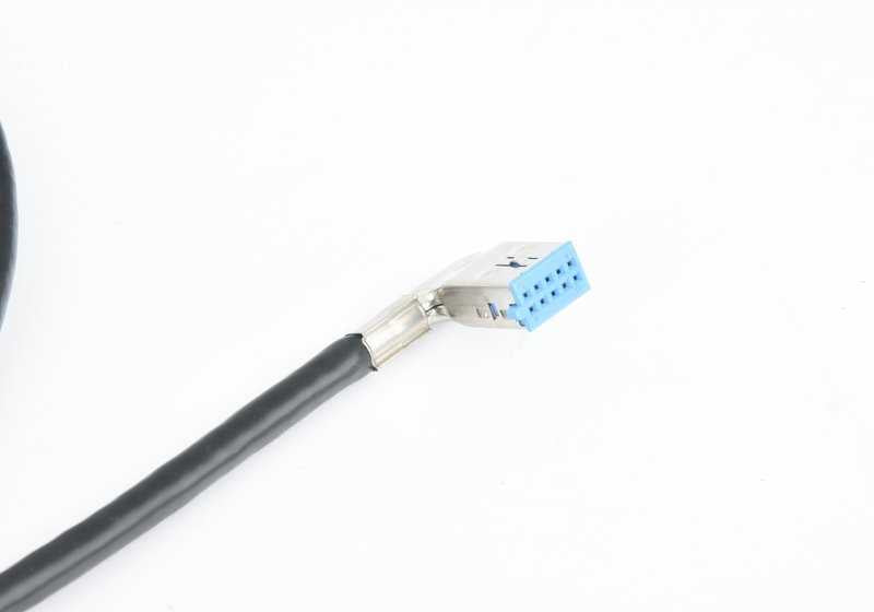 Cabo de conexão CCC/Bordmonitor OEM 61116954636 para BMW E60, E60N, E61, E61N, E63, E63N, E64, E64N. Comprimento 1450 mm. BMW original.