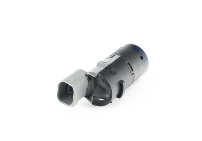 Sensor de aparcamiento ultrasónico azul Mystic OEM 66206989110 para BMW E39, E60, E61, E83. Compatible con sistemas de asistencia al aparcamiento PDC. Original BMW.
