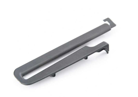 Tapa embellecedora para cortinilla parasol derecha OEM 51168184158 para BMW Serie 5 E39. Original BMW.