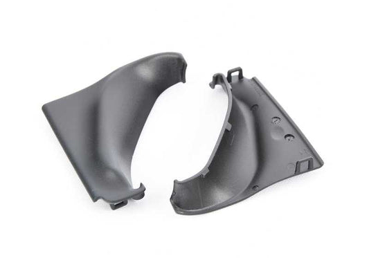 Embellecedor derecho para reposacabezas OEM 52108255356 para BMW E46. Original BMW.
