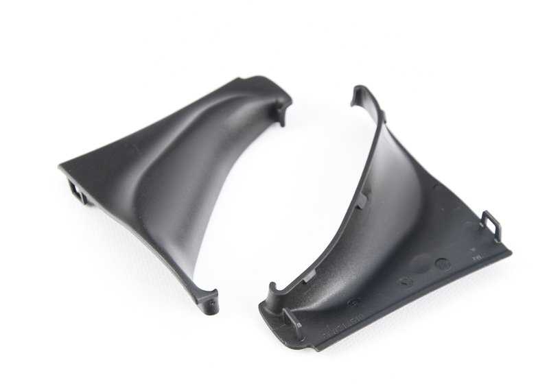 Tapa embellecedora izquierda de reposacabezas OEM 52108255355 para BMW E46 318Ci (modelos BP71, BP72, BP81, BP82, BW71, BW72, BW81, BW82, BY71, BY72). Color beige claro. Original BMW.