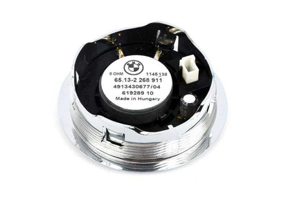 Altavoz de agudos cromado OEM 65132268911 para BMW Serie 3 (E36). Original BMW.